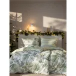 Povlečení Estella 4469/530 Fern Leaves Flanel 200x220cm 3dílné