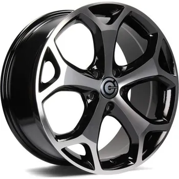 Alu kolo Carbonado Alu Kola Carbonado LAS VEGAS 8x18 5x108 ET50 Black Front Polished 63.4