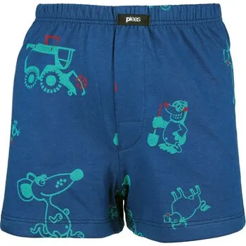 Chlapecké spodní prádlo Pleas Chlapecký slip s nohavičkou modrá 104 (183764-800-104)