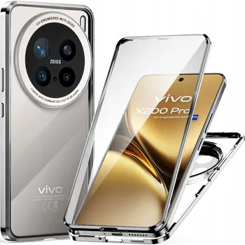 Pouzdro na mobilní telefon Erbord pro Vivo X200 Pro stříbrný