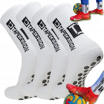 Pánské ponožky Fotbalové štulpny Marsyl bílé vel. 38-42