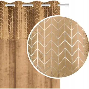 Obraz Závěs polozatemňovací s kroužky 140 cm x 250 cm