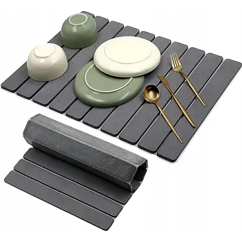 Odkapávač na nádobí PODLOŽKA NA SUŠENÍ NÁDOBÍ ODKAPÁVAČ KUCHYŇSKÁ SUŠIČKA NA HRNCE HRNKY