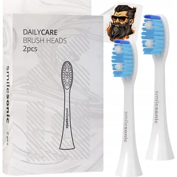 Péče o chrup Hlavice Smilesonic DailyCare bílé 2 ks