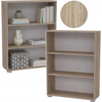 Knihovna Regál Bracia Mebelek 80 cm x 106 cm x 30 cm dub sonoma