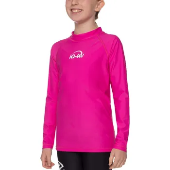 Pánské tričko Tričko UV AQUA dětské s dlouhým rukávem (6-15 let) růžové Barva: růžová, Velikost: 116 / 122 736122.2339 116/122
