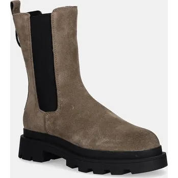 Dámská obuv Semišové kotníkové boty Blauer KIMMEL F5KIMMEL08.SUE béžová 80X, EUR 41