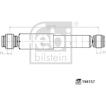 Tlumič pérování FEBI BILSTEIN 194157