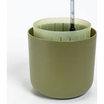 Květináč Plastia Samozavlažovací květináč Tolita Air ø 16 zelená