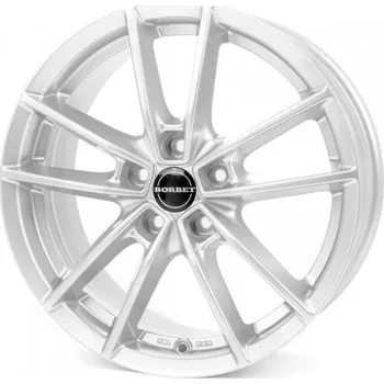 Alu kolo BORBET Alu kola BORBET W 8x18 5x114.3 ET40 Crystal Silver 72.5