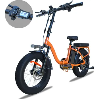 Elektrokolo Skládací Fat Bike Z01 Oranžová