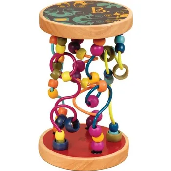 Dětské navlékací korálky B.TOYS Válec labyrint s korálky Loopty Loo