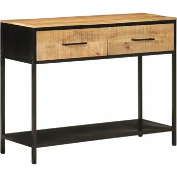 Konferenční stolek Konzolový stolek z mangového dřeva 100x35x76 cm, přírodní barva