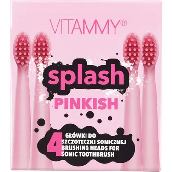 Elektrický zubní kartáček VITAMMY HLAVICE PRO SONICKÝ KARTÁČEK RŮŽOVÉ 4 KUSY