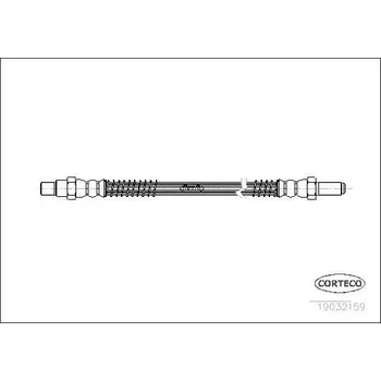 Brzdová hadice Brzdová hadice CORTECO 19032159