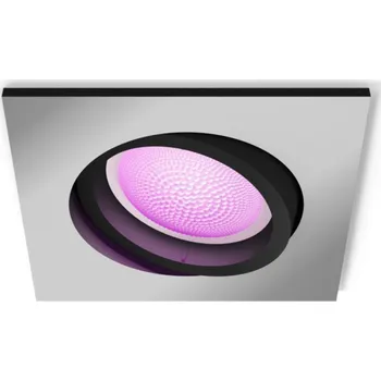 Čtvercové bodové světlo Philips Hue šedé