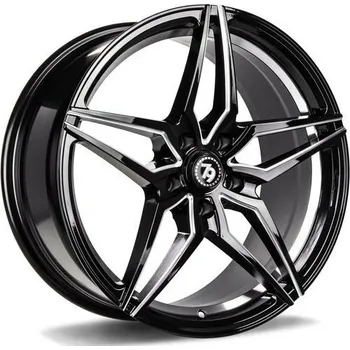 Alu kolo Seventy9 Alu Kola Seventy9 SV-A 8x18 5x120 ET30 Black Glossy Window Inner Lip 72.6