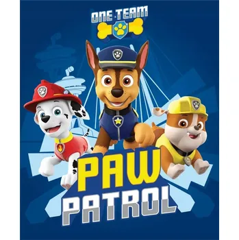 deka Flísová deka Paw Patrol One Team 110x140cm