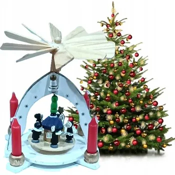 Vánoční dekorace VÁNOČNÍ BETLÉM PŘÍRODNÍ DŘEVO - KRÁLOVÉ, ANDĚLÉ, PASTÝŘI, KOLOTOČ