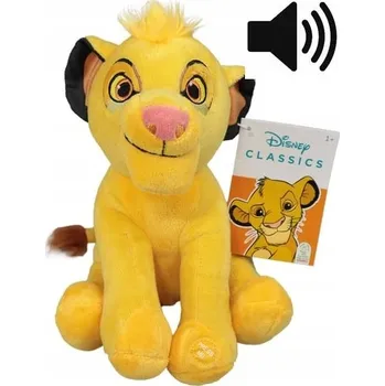plyšák VELKÝ PLYŠOVÝ MAZLÍČEK PŘÍTULNÍČEK SIMBA SE ZVUKEM Lví král DISNEY PLYŠÁK - 20 cm