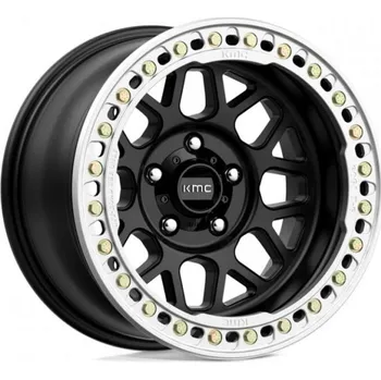Alu kolo KMC Alu Kola Kmc Km235 Grenade Crawl Beadlock 9x17 5x127 ET-38 Satin Black 71.5