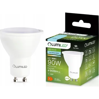 Žárovka LED žárovka GU10 Reflektor PAR16 10W (ekvivalent 90W) 900lm 6500K studená bílá 120° LUMILED