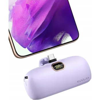 Powerbanka Powerbank Kuulaa 5000 mAh fialový