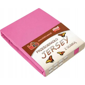 Prostěradlo Prostěradlo jersey s gumou 90x200 amarantové