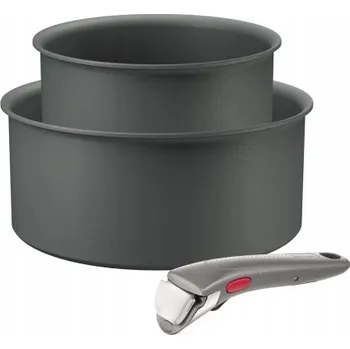 Sada nádobí Sada hrnců Tefal Halo hliníková 3 ks