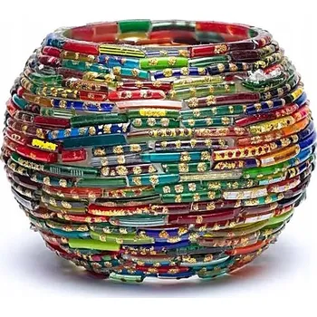 Svícen Svícen na čajové svíčky Yoga&Yogini 8 cm