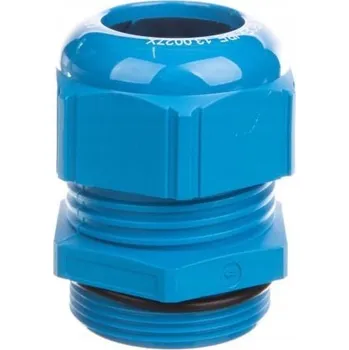 Kabelová průchodka polyamidová M32 IP68 SKINTOP K-M 32x1,5 ATEX plus modrá