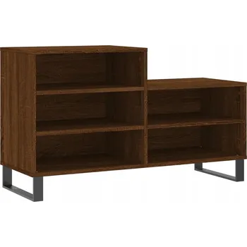 Botník Botník hnědý dub 102 x 36 x 60 cm s kovovými nožičkami