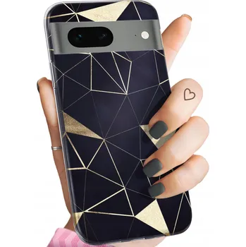 Pouzdro na mobilní telefon Zadní Kryt Hello Case pro Google Pixel 7 zlatý