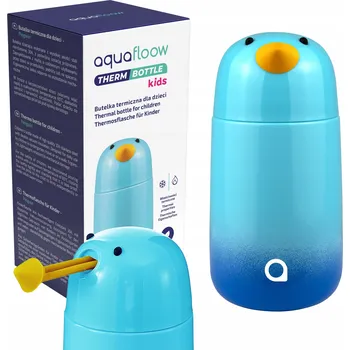 Termoska AquaFloow Thermbootle kids: Termoska pro děti 280 ml - tučňáček