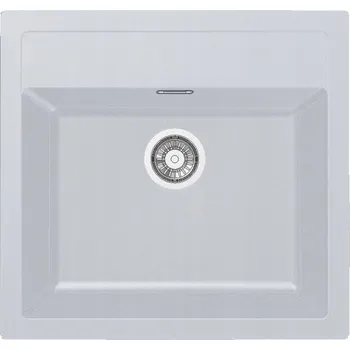 Granitový dřez Franke Sirius polypropylenový dřez jednokomorový bílý 114.0205.051
