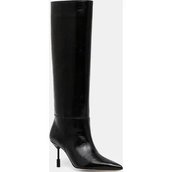 Dámské kozačky Kožené kozačky MSGM 3941MDS954.818.99 černá 99X, EUR 37