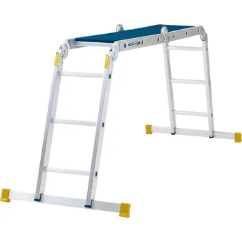 Žebřík WERNER Kloubový žebřík 4x3 vč. podlážky