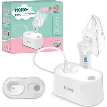 IP kamera Nebulizátor Neno Sano bílý s maskou pro dospělé a děti