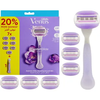 Elektrický zubní kartáček Náhradní hlavice Venus Comfortglide Breeze 7 ks + rukojeť