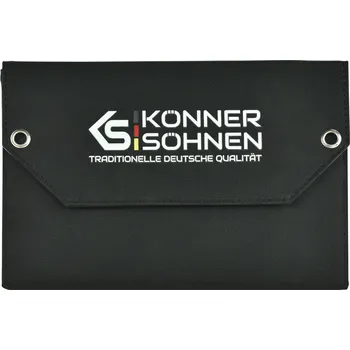 solární panel Könner & Söhnen Monokrystalický křemíkový přenosný solární panel KS SP28W-4