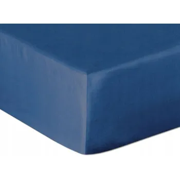 Prostěradlo 160X200 MODRÝ ODSTÍN PROSTĚRADLO SATYNA