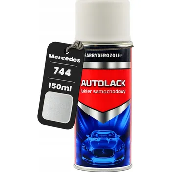 Barva ve spreji HOTOVÝ SPREJ 150 ML LAK NA MERCEDES 744 STŘÍBRNÁ
