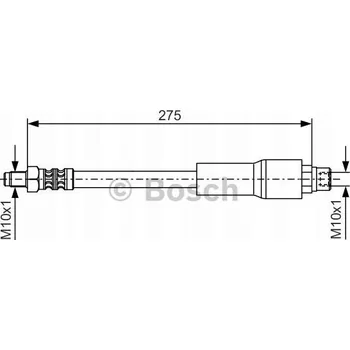 Brzdová hadice Brzdová hadice Bosch 1 987 476 649 - flexibilní