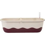 Plastia Samozavlažovací truhlík Mareta 80 slonová kost sv./vínová