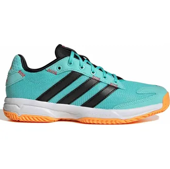 Dětská sálová obuv Adidas Stabil J JR9580 - flash aqua/core black/cloud white 35