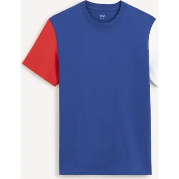 Pánské tričko Celio Tričko s krátkým rukávem Denautic 1123960 Modrá M