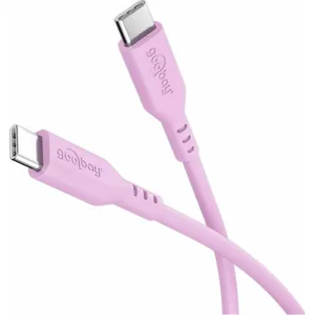 Datový kabel Kabel GOOBAY 77746 USB-C/USB-C 1,5m Pink