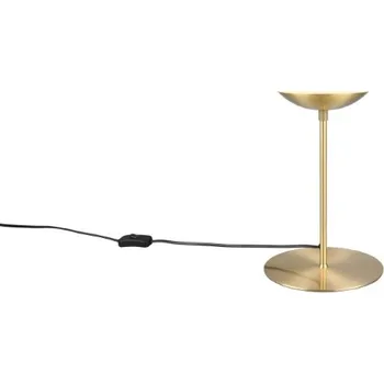 Lampička TRIO 563100108 FOMENTO stolní lampička V520mm 1xE27 mosaz matná, bílá