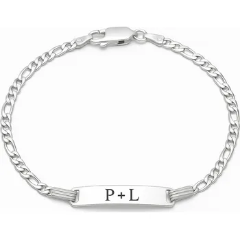 Náramek Stříbrný náramek Nadja - 21 cm – unisex / pánské standardní