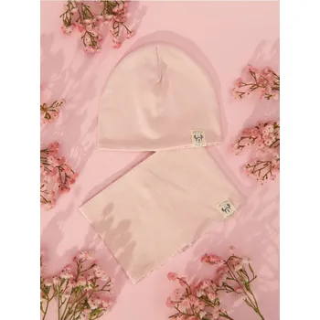 Čepice Sinsay - Souprava čepice a komínové šály Minnie Mouse - pastelová růžová - 7364C-03X - 7364C-03X-9-1